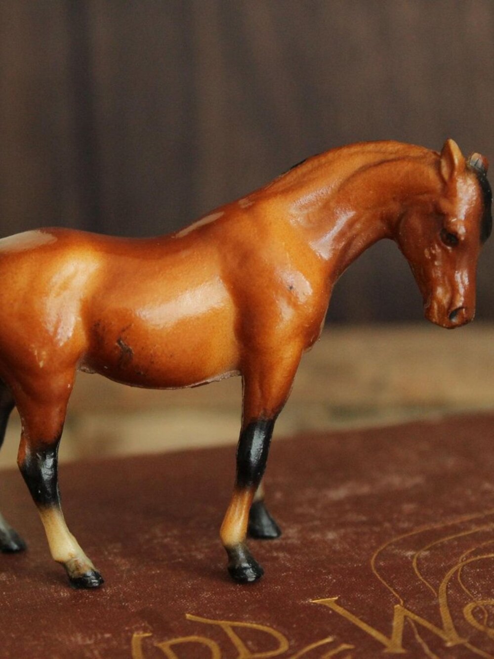 Vintage 1970s Breyer Horse, Bay Arabian Mare, G1 #5011, Maureen Love for Hagen-R